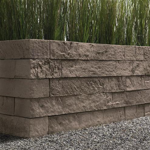 [HAR-WAL-OOO-02777] Techo-Bloc Rocka Wall/Curb (Chocolate Brown)