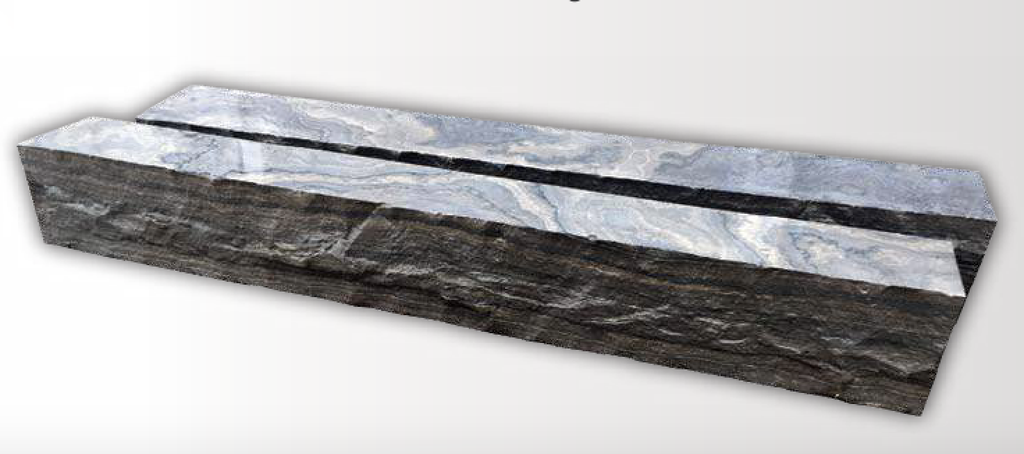 Curb & Step Riser 48" x 6" Eramosa