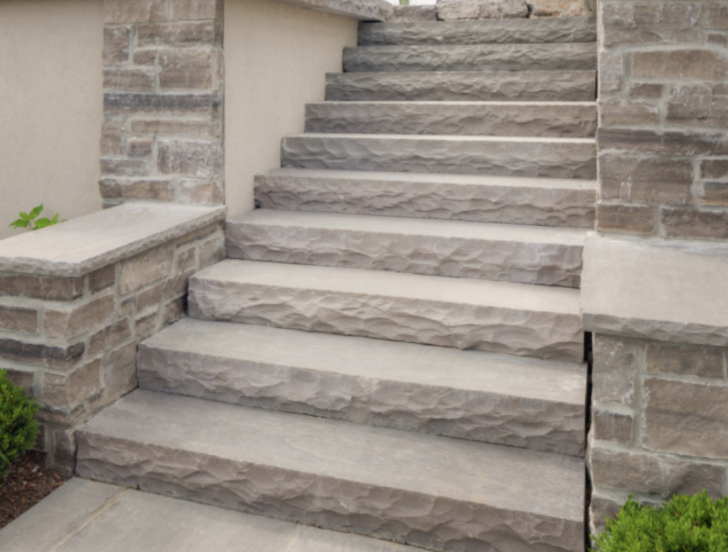 Steps Slate Grey Sandstone