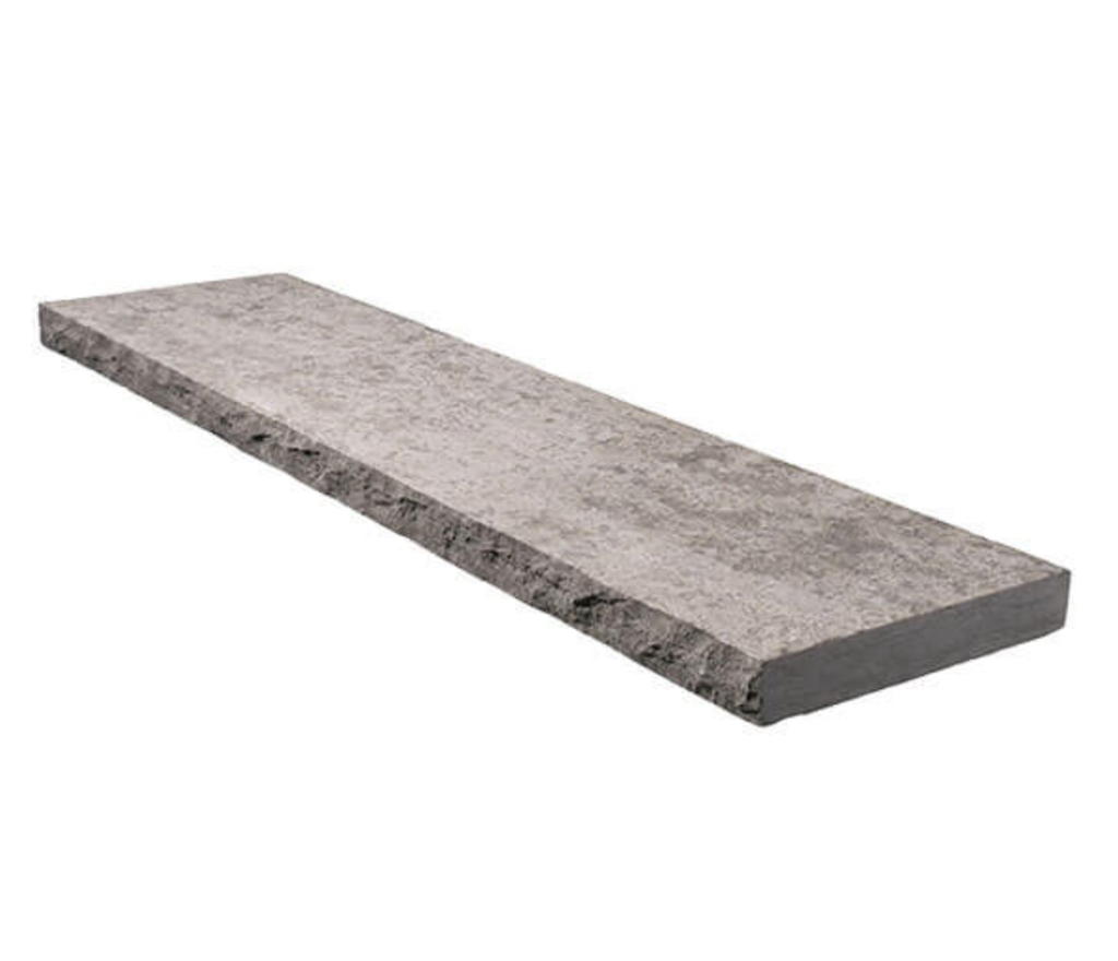[NSI-COP-SGO-05742] Coping Silver Grey / Silver Valley Limestone HR4S (12", 4' (48"))