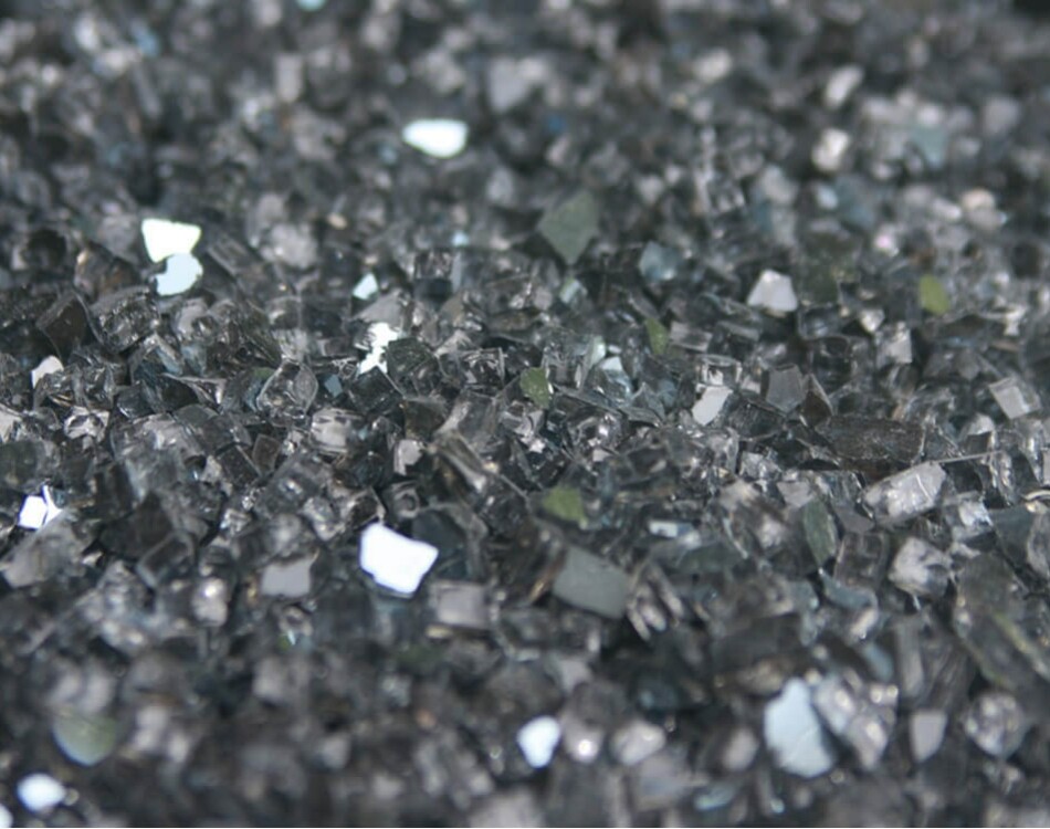 [HOM-FIR-OOO-04366] Crushed Reflective Fire glass Bag 20lbs (all colours) (Grey)
