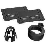 [ACC-DRA-SGO-00102 + 19303] ACO Hexaline Accessory Pack 2 End Caps, Bottom Outlet & Leaf Guard
