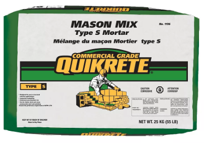 [ACC-POL-SGO-00358 + 112633] Quikrete Mortar Type S 36kg/80lb