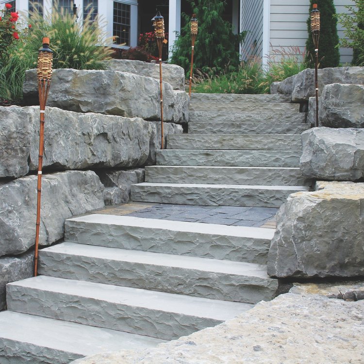 [NSI-STE-OOO-06140] Steps Dove Grey Sandstone (6", 3' (36"))