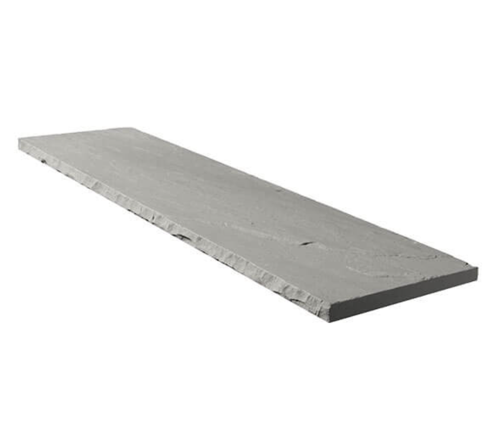 [NSI-COP-SGO-05592] Coping Dove Grey Sandstone Hand Rocked 4S (12", 4' (48"))