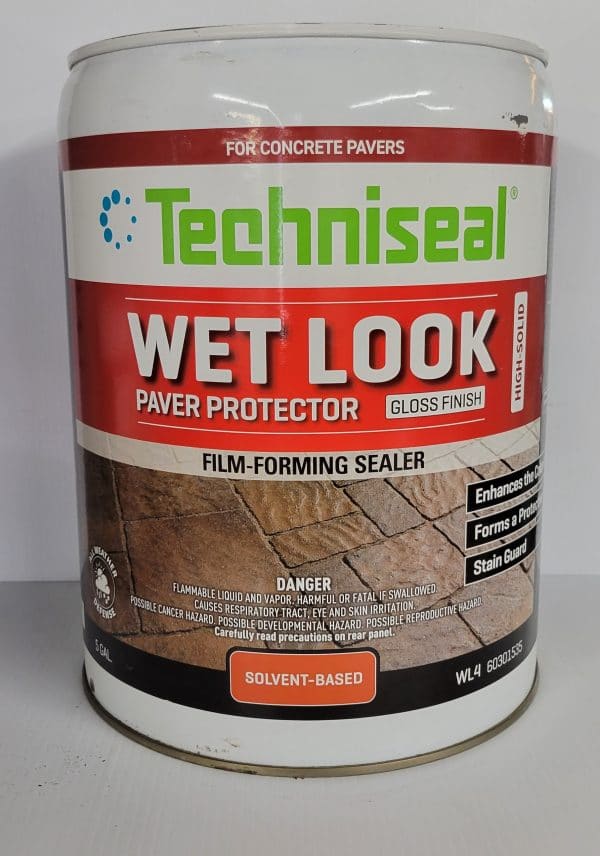 [ACC-ACS-SGO-00079] Techniseal Wet Look Paver Protector WL4 Gloss Finish, Solvent‐Based (3.78L/1gal)