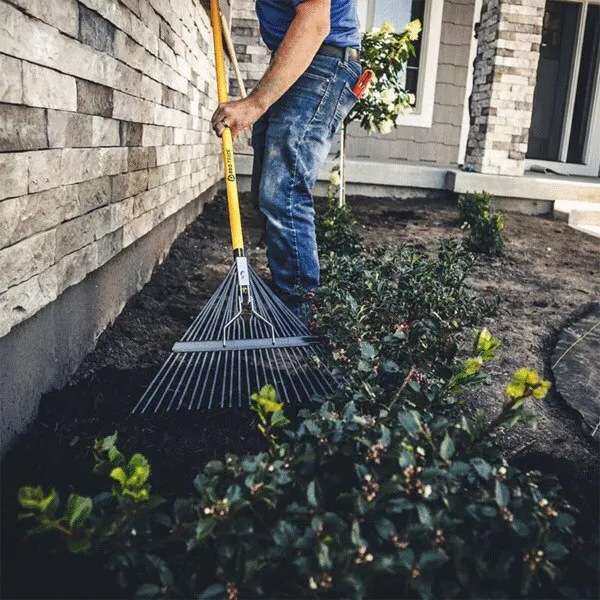 [ACC-OTH-SOO-08561 + PT/LFR1-FG] Tools Leaf Rake 24 Tine 51 in. Fiberglass Handle (L)